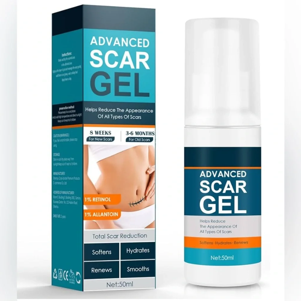 Lot of 2 – Gowgaw Advanced Scar Gel (1.76oz Each, New & Sealed)